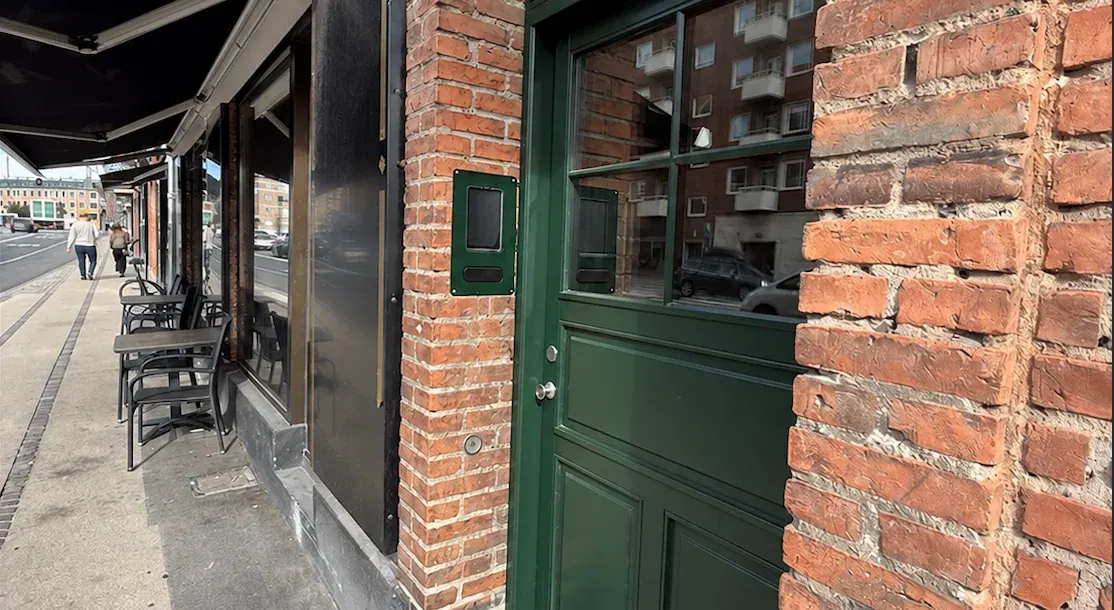 Installeret dørtelefon ved E/F Toftegaardende